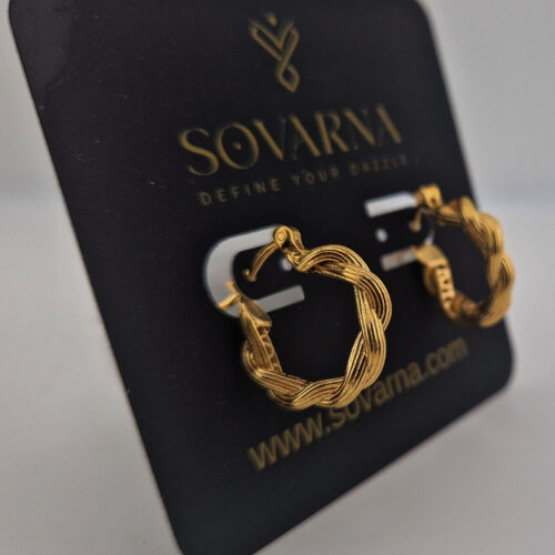 Aurelia Twisted Hoops Earring