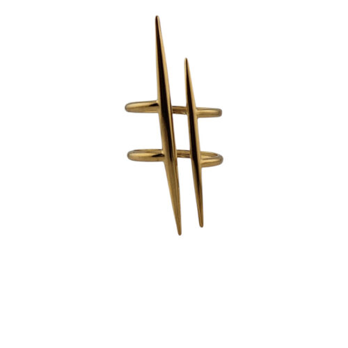 Double line Statement Ring