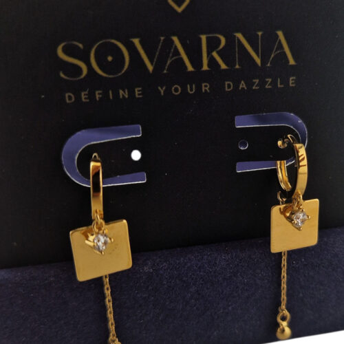 Geometric Drop earrings