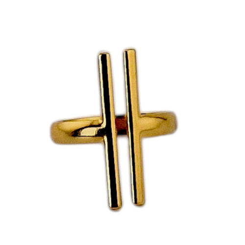 Minimalist Double Bar Ring